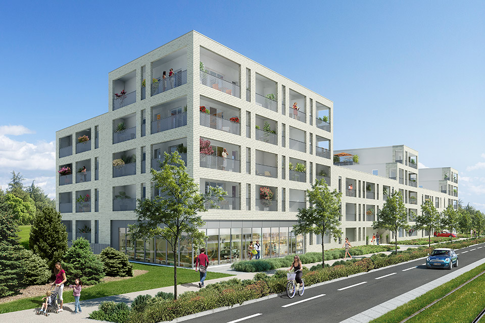 Programme immobilier neuf - Horizon Park à Angers (49) - Perspective - Lamotte