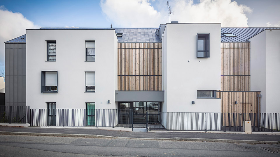 Programme immobilier neuf - Les Amarines à Arradon (56) - Façade - Lamotte