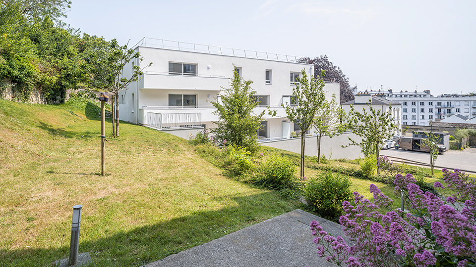 Programme immobilier neuf - Kaolenn à Brest (29) - Îlot paysager - Lamotte