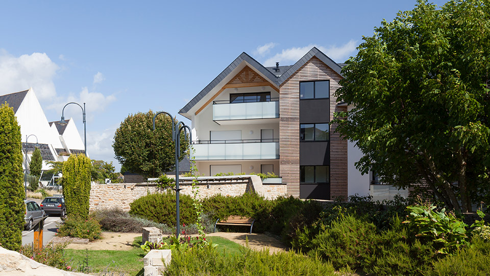 Programme immobilier neuf - Stella Marine à Carnac (56) - Parc - Lamotte