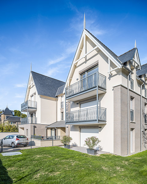 Programme immobilier neuf - Bella Cruz à Dinard (35) - Jardin - Lamotte