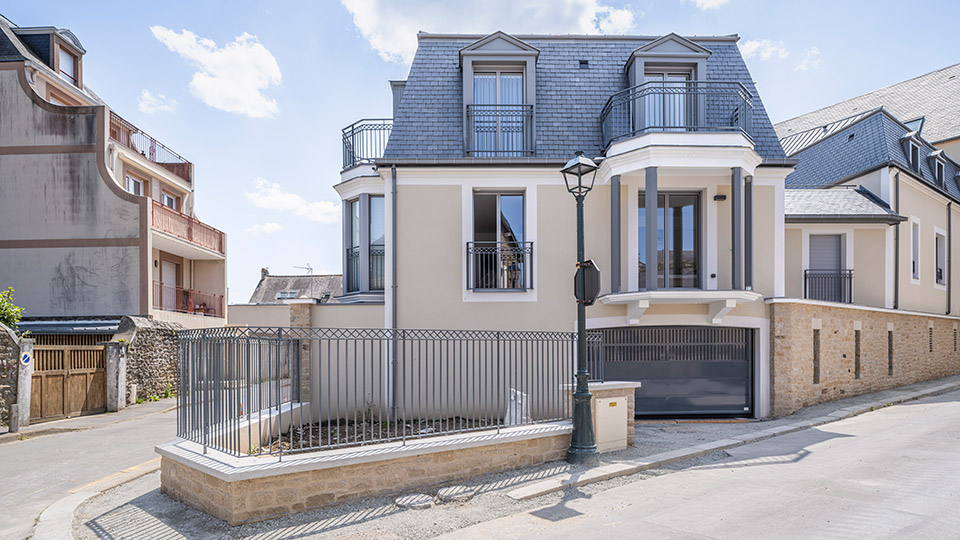 Programme immobilier neuf - Les Dinardaises à Dinard (35) - Vue d'angle - Lamotte