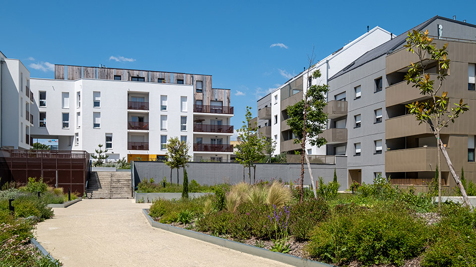 Programme immobilier neuf - Le Cours d'Allonville à Nantes (44) - Bâtiments résidentiels - Lamotte