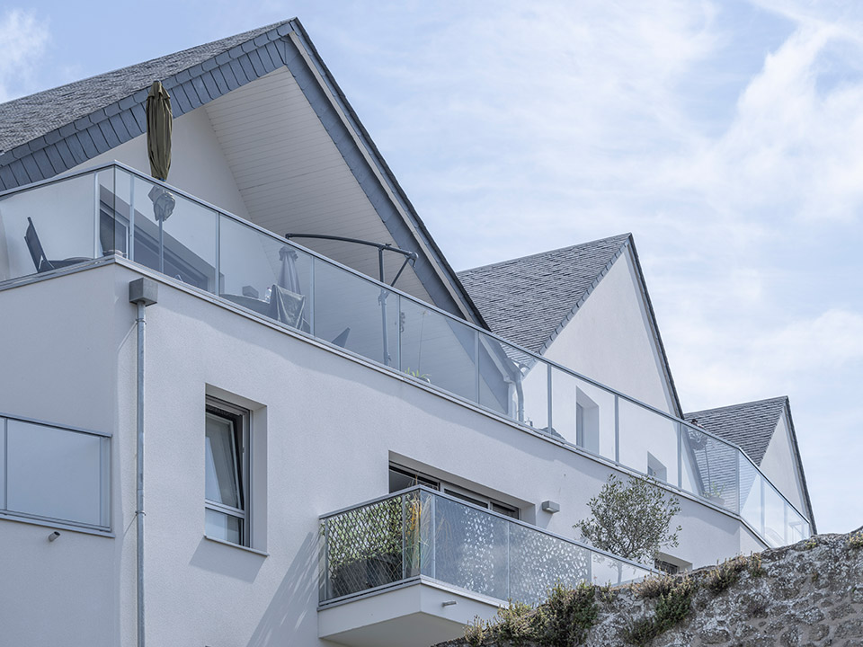 Programme immobilier neuf - Quai Salvadore à Saint-Malo (35) - Balcon - Lamotte