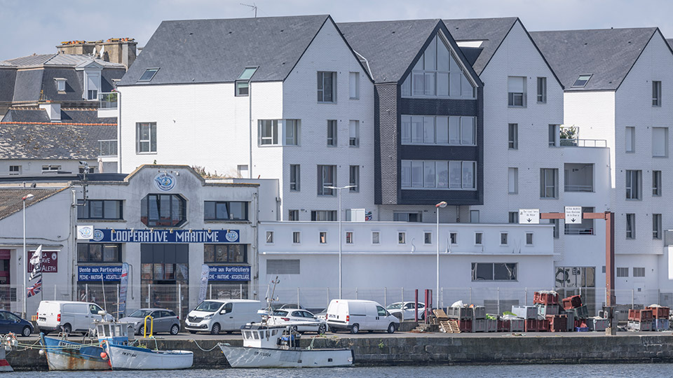 Programme immobilier neuf - Quai Salvadore à Saint-Malo (35) - Façade - Lamotte
