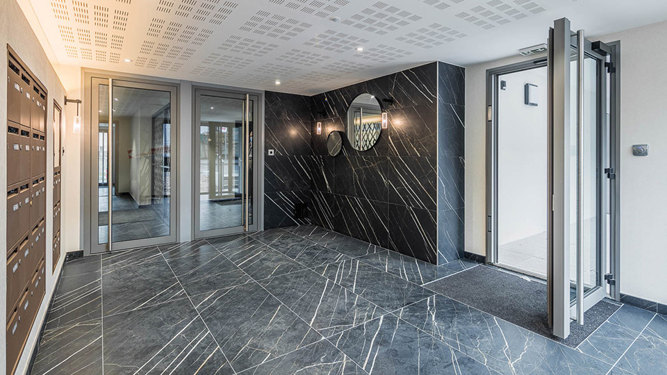 Programme immobilier neuf - Avant-Scène à Vannes (56) - Hall d'entrée - Lamotte