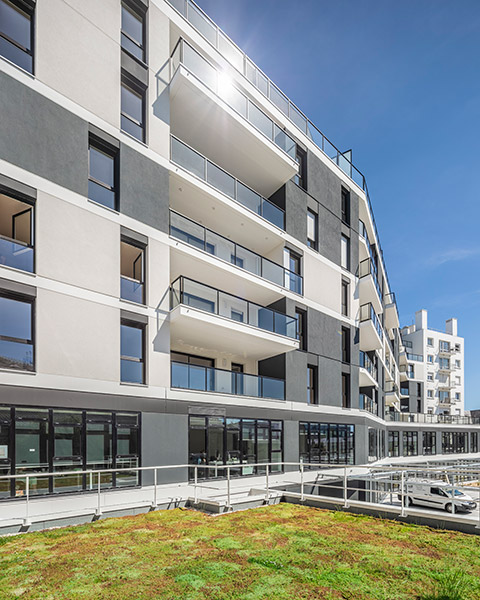 Programme immobilier neuf - Influence à Vannes (56) - Façade - Lamotte