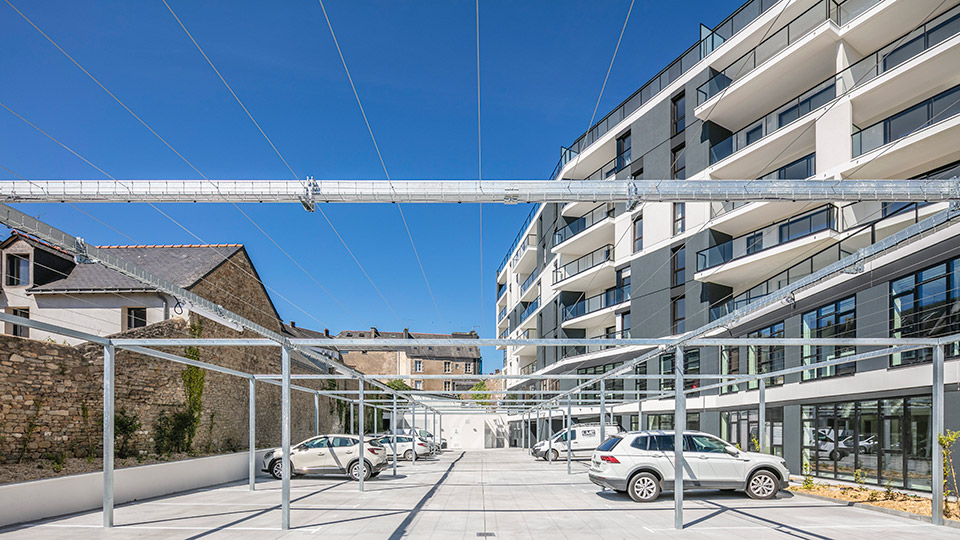 Programme immobilier neuf - Influence à Vannes (56) - Parking - Lamotte