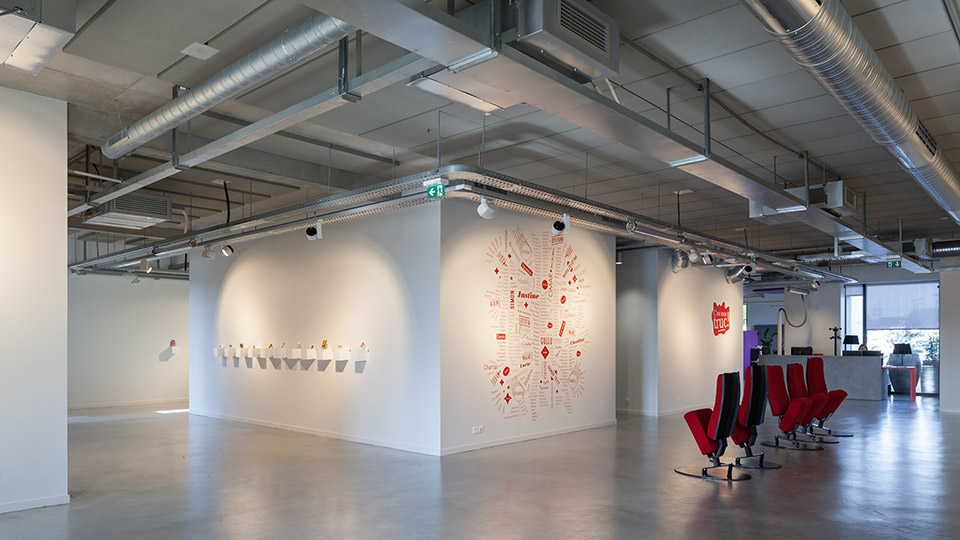 Programme immobilier tertiaire - Siège Net Plus à Cesson-Sévigné (35) - Galerie d'exposition - Lamotte