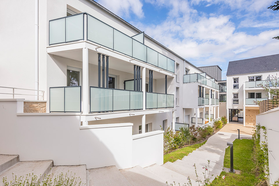 Résidence services seniors - Ty Gwelic à Carnac (56) - Allée - Lamotte