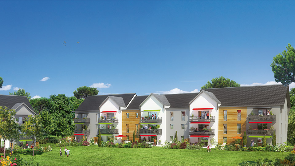 Programme immobilier neuf - Terre Océan à Pornic (44) - Perspective - Lamotte