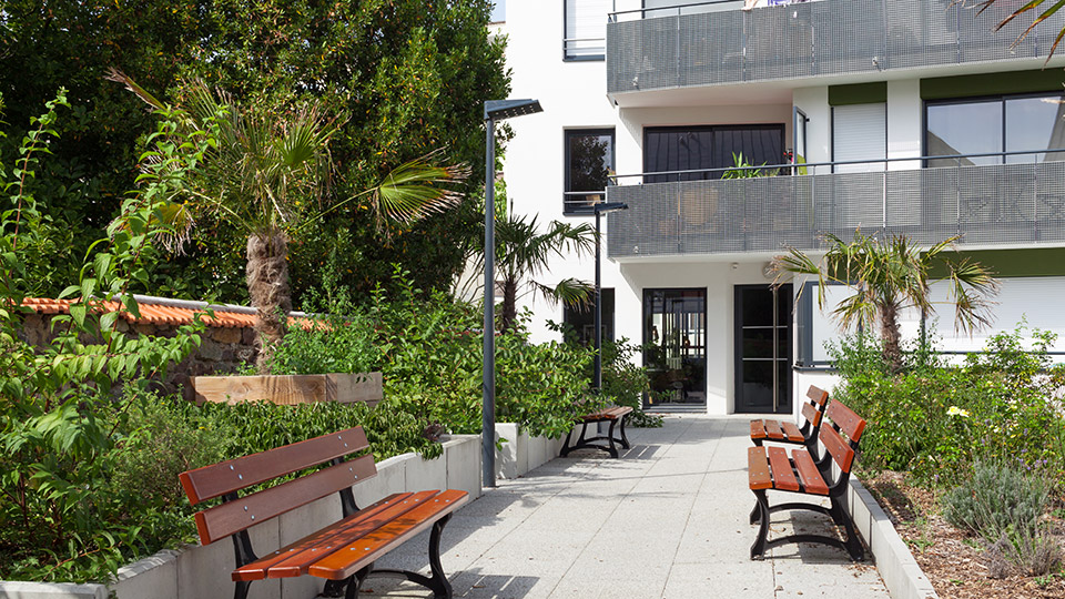 Programme immobilier neuf - 134 Maginot à Rennes (35) - Coeur d'ilot paysager - Lamotte