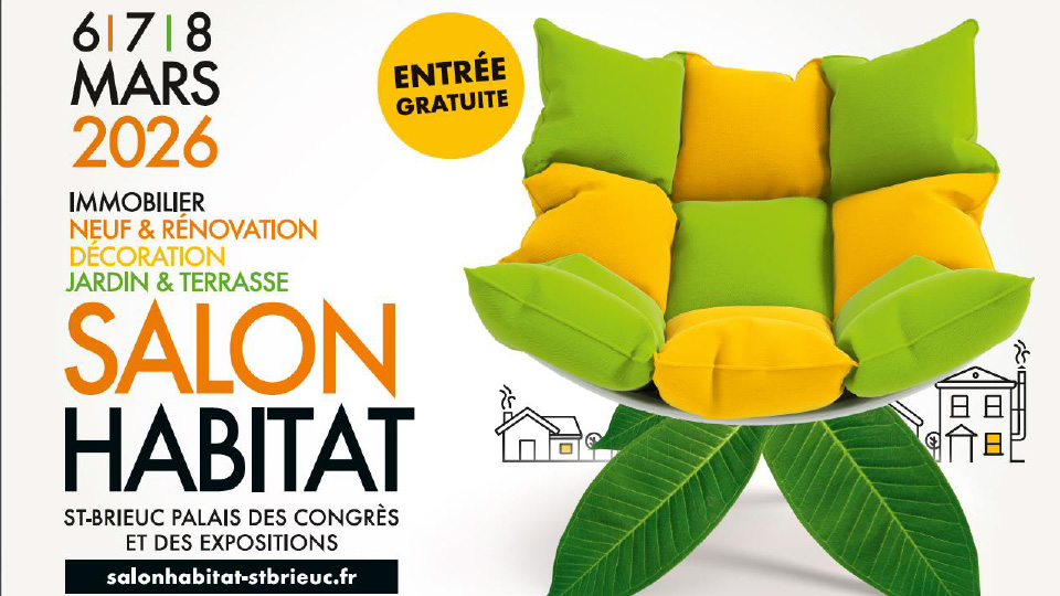 Salon Habitat Immobilier 2026 à Saint-Brieuc (Côtes-d'Armor) - Affiche - Lamotte Aménageur Lotisseur