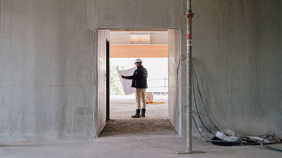 Collaborateur sur un chantier - Filiale Corétech - Groupe Lamotte