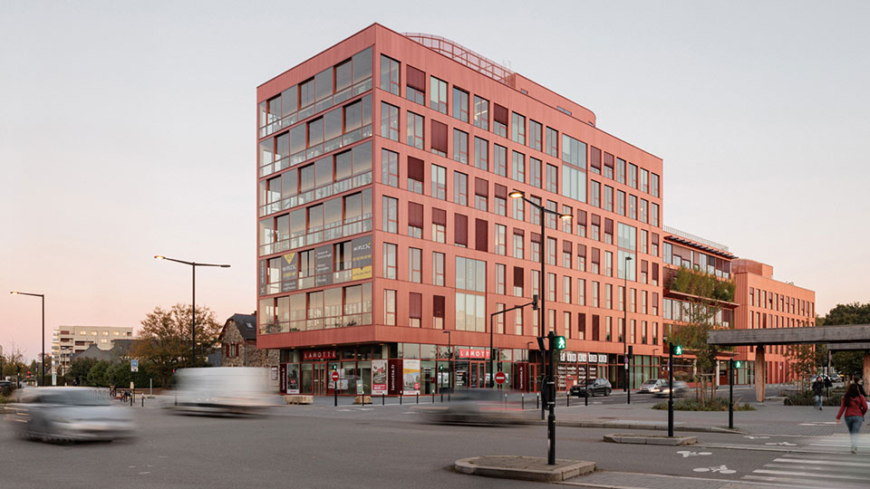Programme immobilier tertiaire - Le Bois Lilas à Rennes - Saint-Jacques-de-la-Lande (35) - OUIFLEX - Lamotte