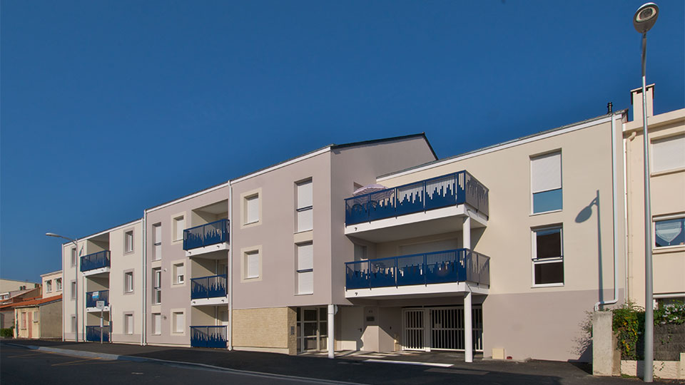 Programme immobilier neuf - Bleu Marin aux Sables d'Olonne (85) - Façade - Lamotte