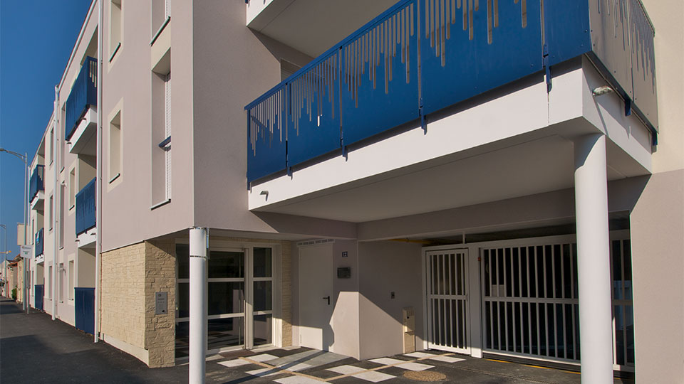 Programme immobilier neuf - Bleu Marin aux Sables d'Olonne (85) - Zoom architectural - Lamotte