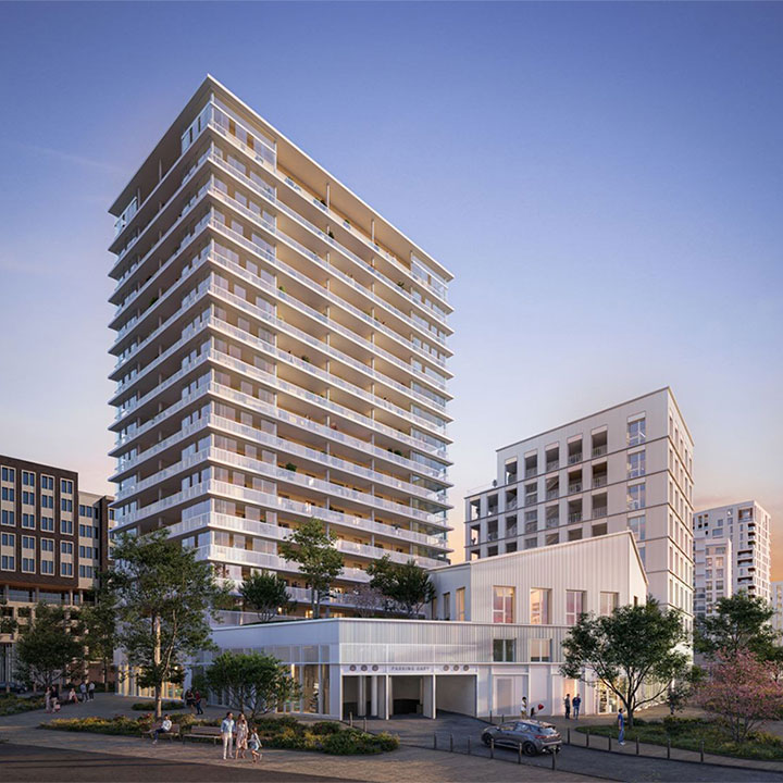 Programme immobilier neuf - ALTO Signature à Nantes (44) - Perspective - Lamotte