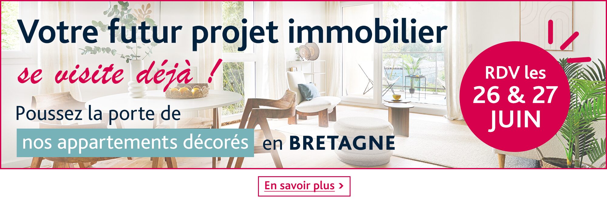 Bannière display - Journées portes ouvertes immobilier neuf Juin 2026 - Lamotte