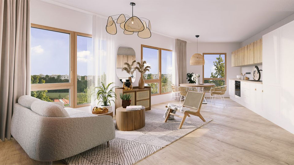 Programme immobilier neuf - Le 31 Blanchard à Bagneux (92) - Appartement témoin - Lamotte