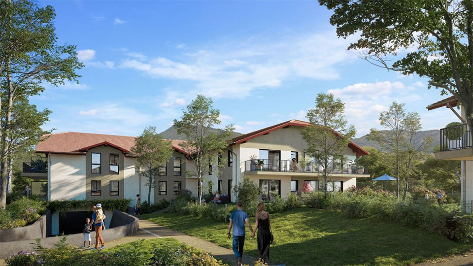 Programme immobilier neuf - Villa Marsolatis à Marcellaz (74) - Perspective - Lamotte