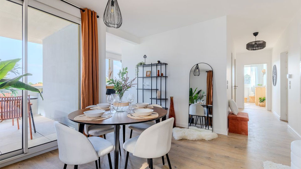 Programme immobilier neuf - Luméa à Mérignac (33) - Appartement témoin - Lamotte