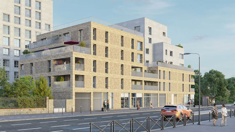 Programme immobilier neuf - Oréa à Rennes (35) - Perspective - Lamotte