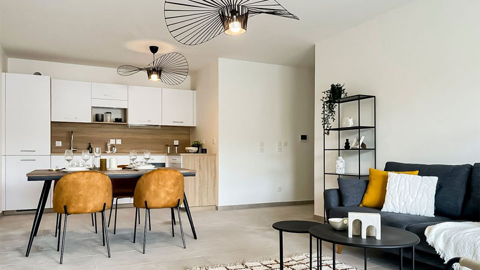 Programme immobilier neuf - Esprit Crépieux à Rillieux-la-Pape (69) - Appartement témoin - Lamotte