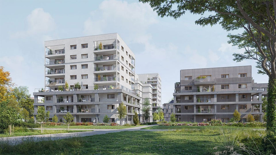 Programme immobilier neuf - Flânerie Saint-Martin à Rennes (35) - Perspective - Lamotte